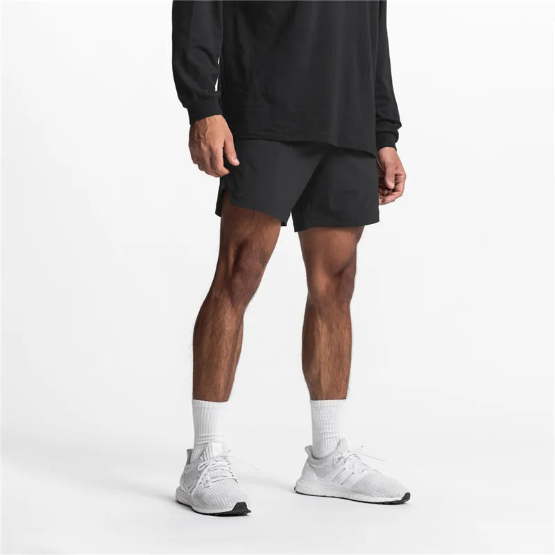 Kessoro Men's Camo Print Drawstring Casual Shorts — view 7