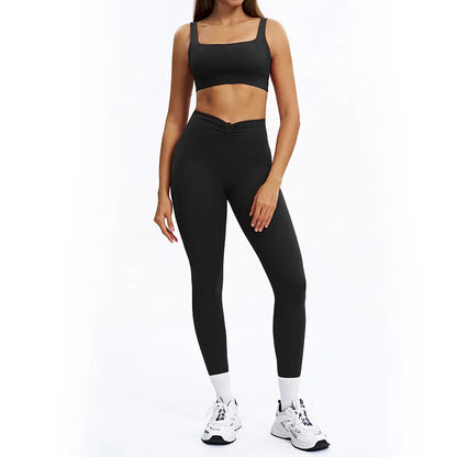 Women's long-sleeve 2-piece set, front view