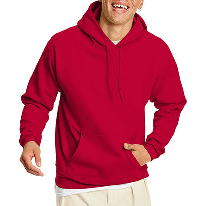 Kessoro Men's Casual Solid Hoodie — view 11
