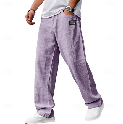 Kessoro Men's Relaxed-Fit Drawstring Casual Trousers — view 5
