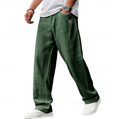 Kessoro Men's Relaxed-Fit Drawstring Casual Trousers — view 7