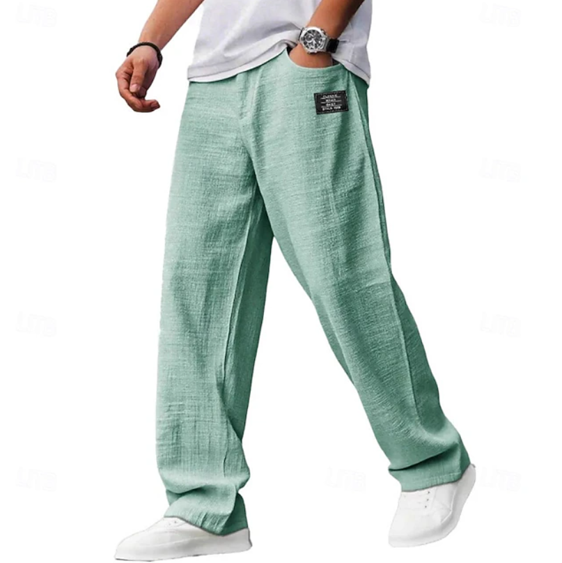 Kessoro Men's Relaxed-Fit Drawstring Casual Trousers — view 8