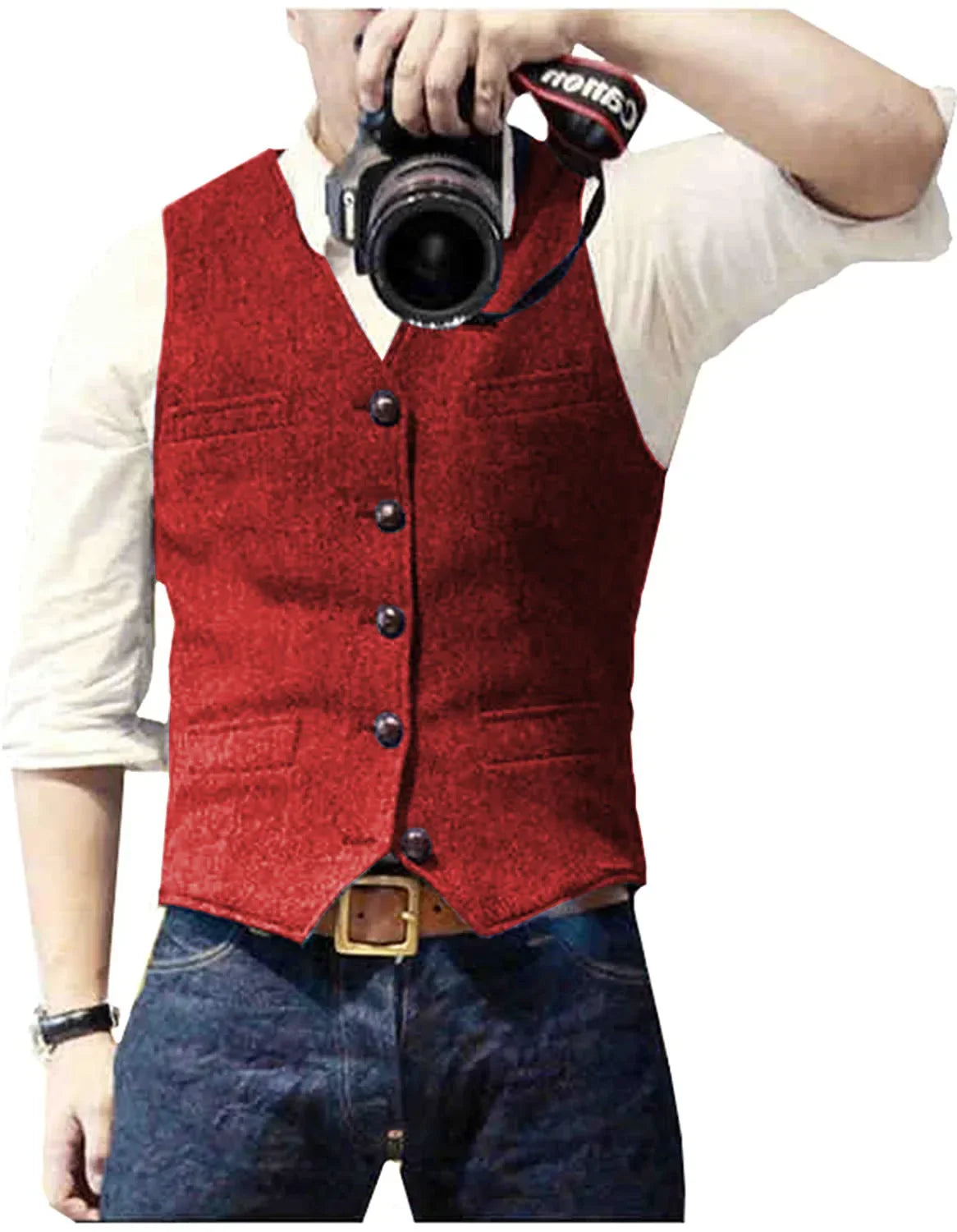 Kessoro men's tailored heritage formal waistcoat in navy, burgundy, black, grey and champagne