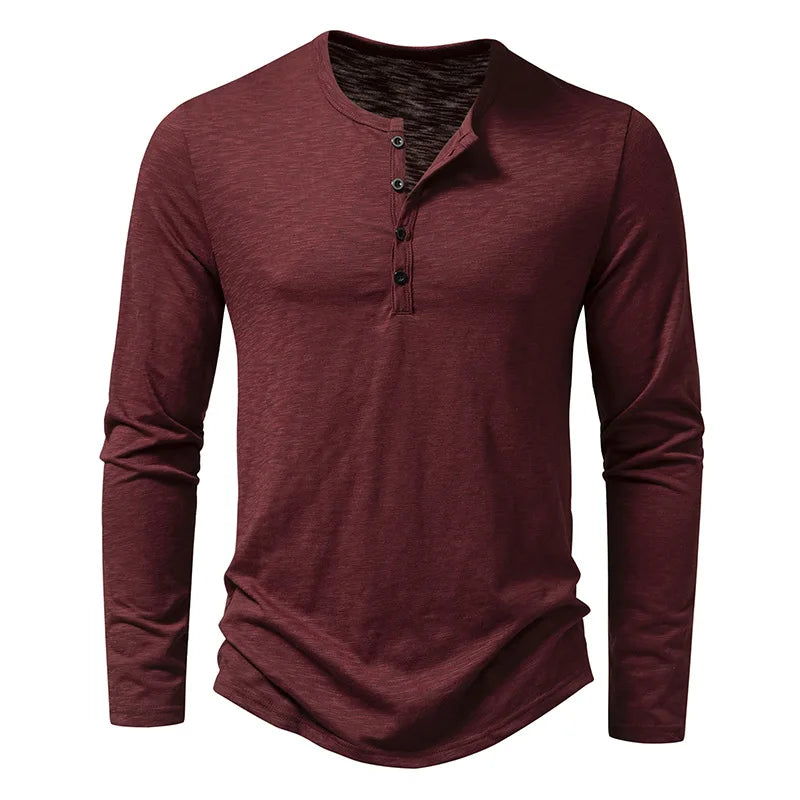Kessoro Men's Casual Solid Cotton T-Shirt — view 12