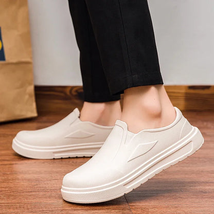 Kessoro Men's Slip-Resistant Kitchen Work Clogs — view 5