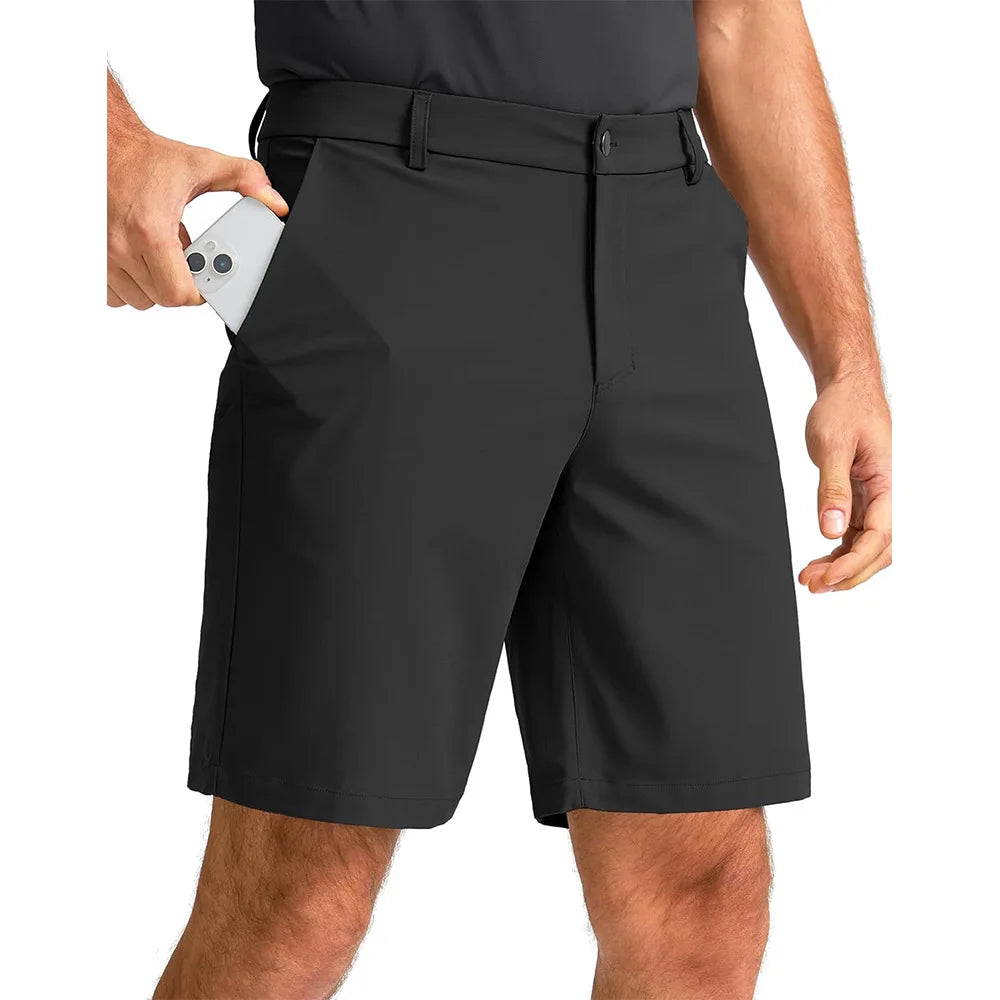 Kessoro Men's Business Casual Shorts — view 7