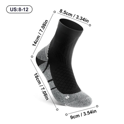 Kessoro Men's Breathable Cotton Blend Crew Socks — view 6