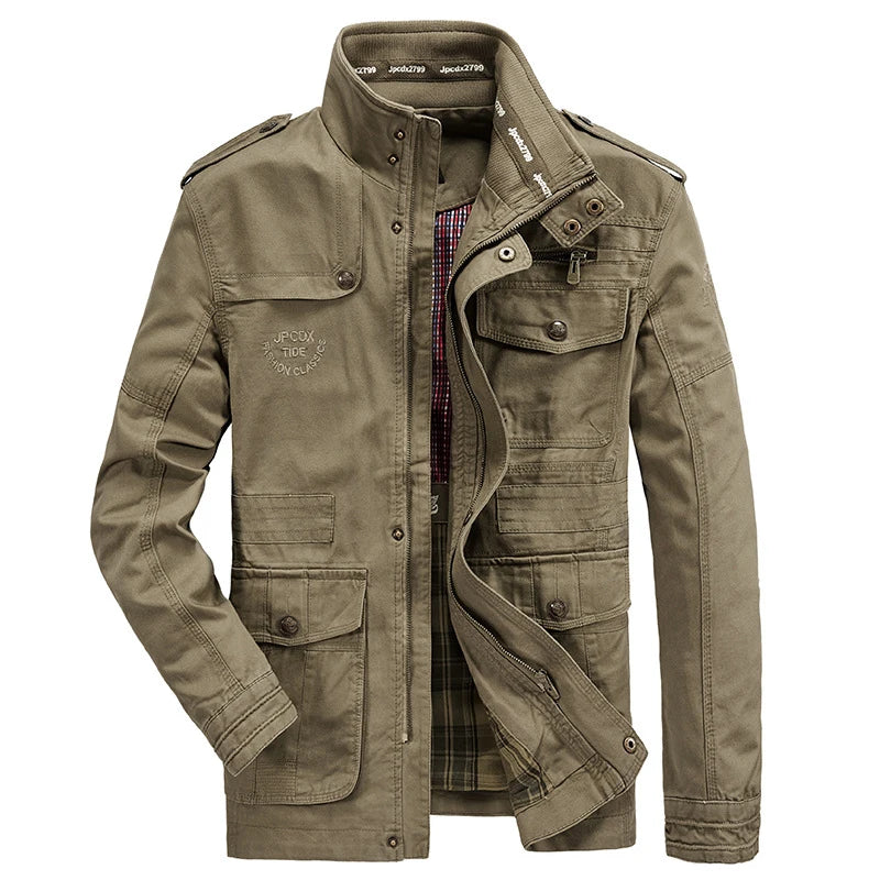 Kessoro Men's Business Casual Cotton Jacket — view 2