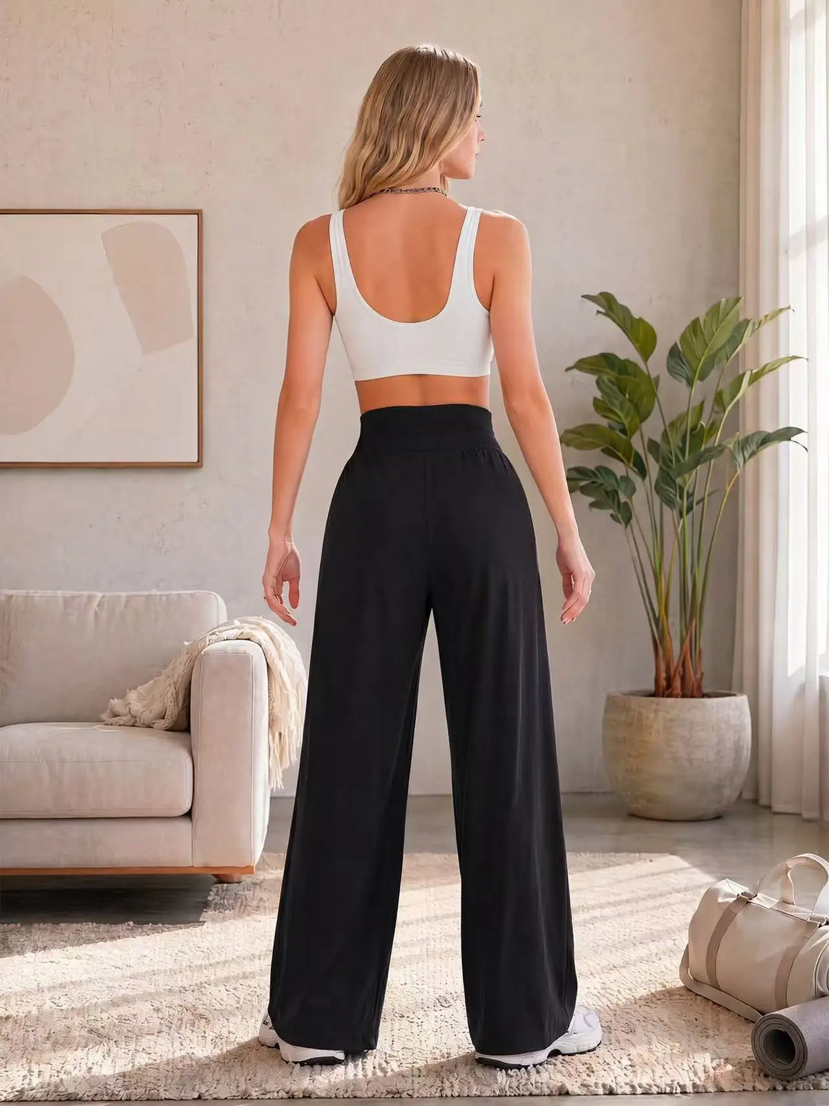 Kessoro Women's Straight Casual Pants — view 5
