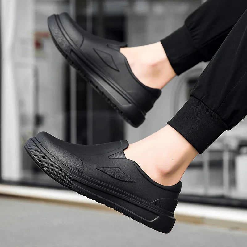 Kessoro Men's Slip-Resistant Kitchen Work Clogs — view 6