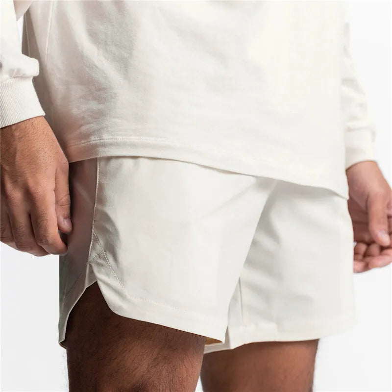 Kessoro Men's Camo Print Drawstring Casual Shorts — view 11