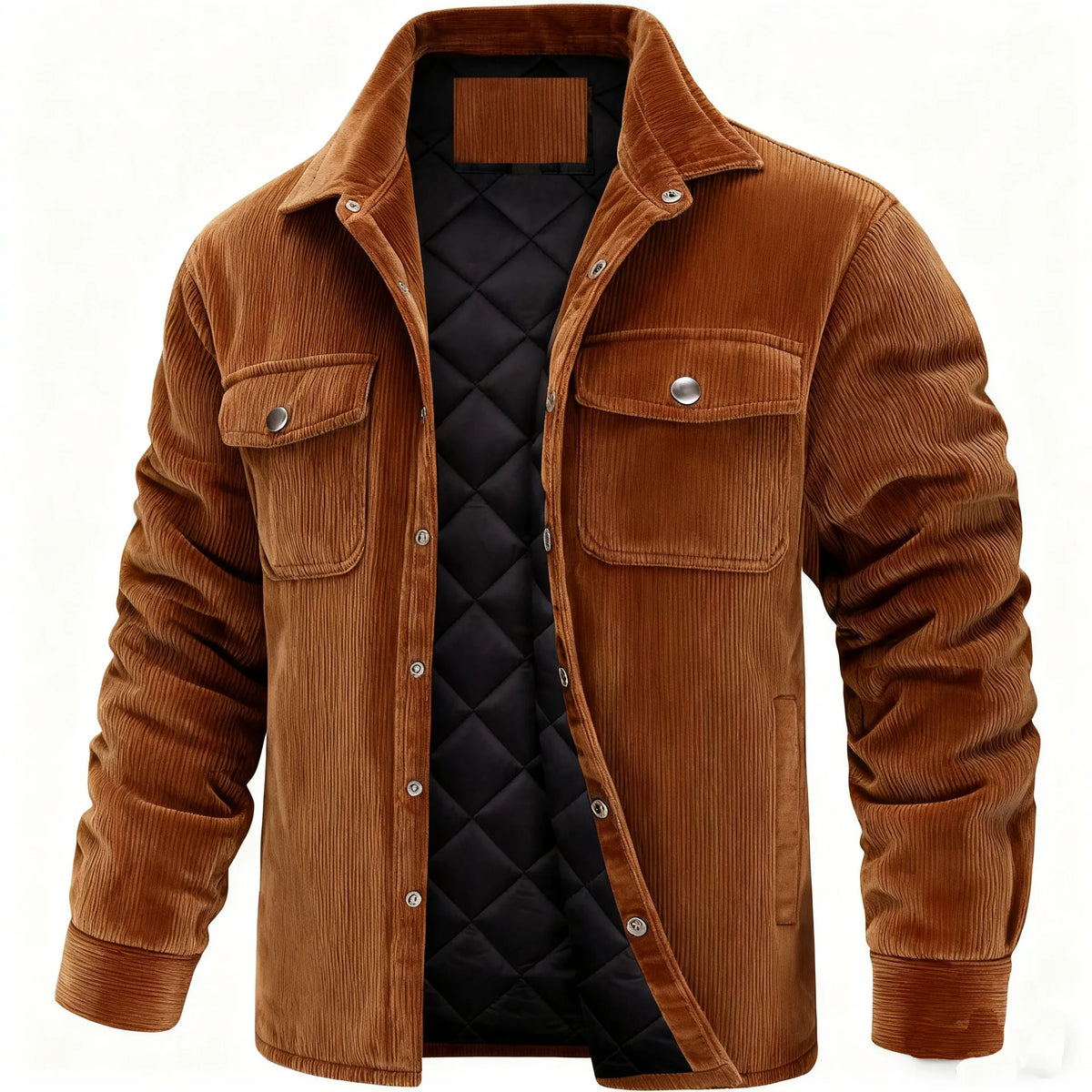 Kessoro Men's Warm Casual Corduroy Blazer — view 2