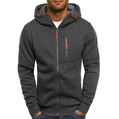 Kessoro Men's Solid Hooded Sweater — view 8