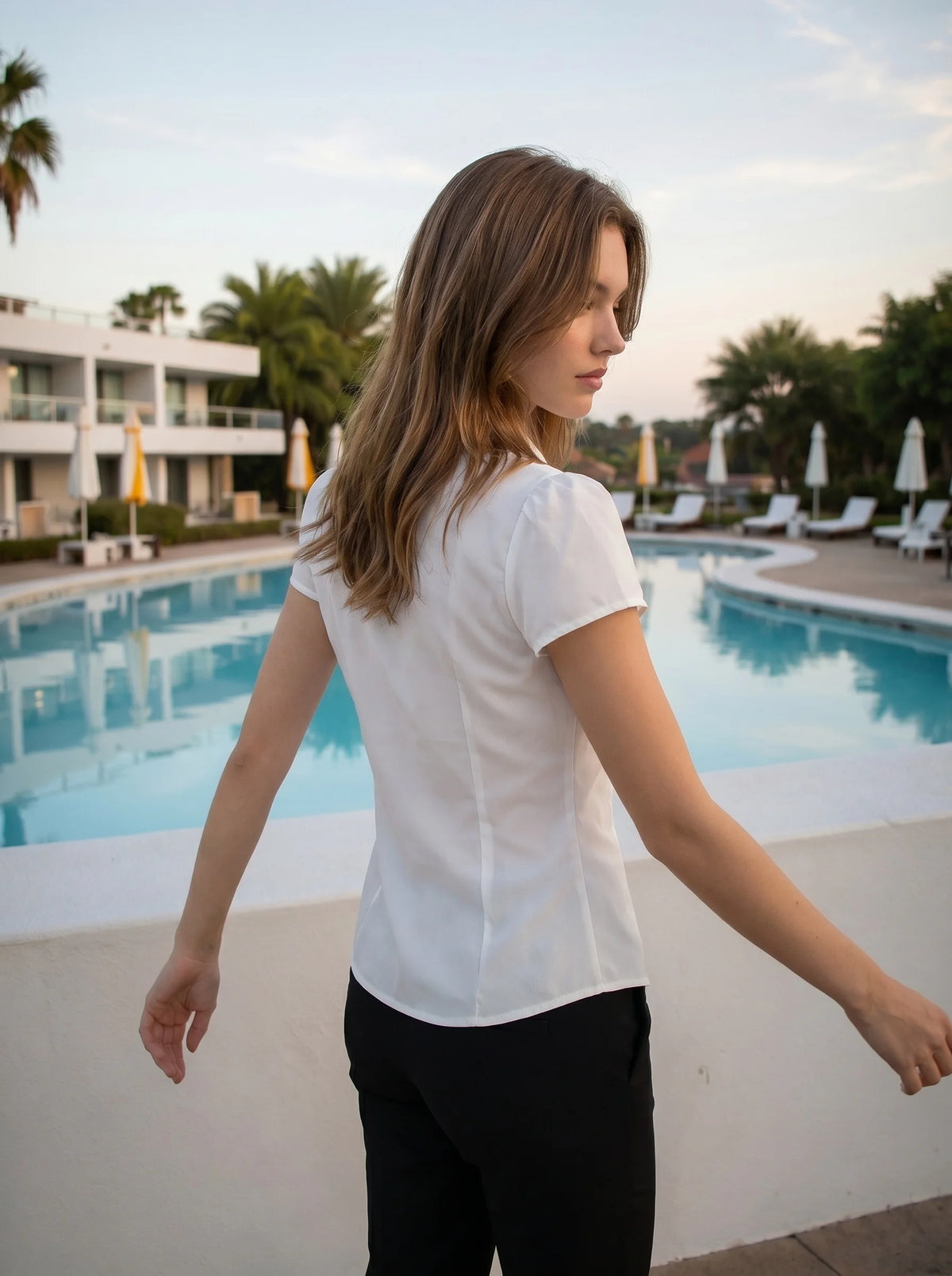 Kessoro Women's Slim-Fit Casual Blouse — view 5