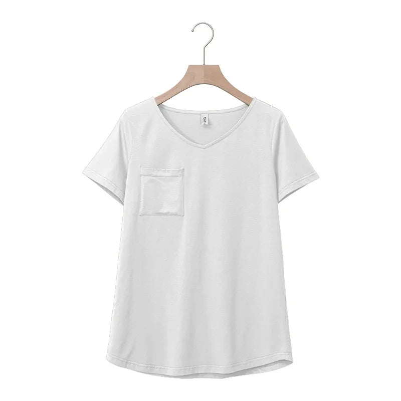Kessoro Women's Oversized Casual Cotton T-Shirt — view 9