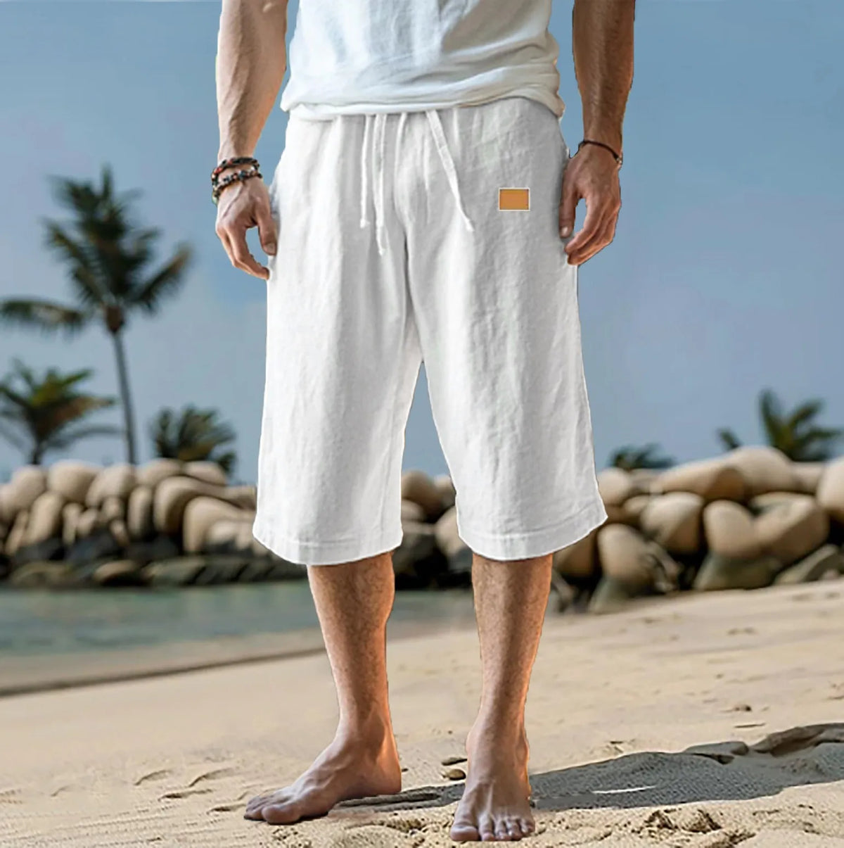 Kessoro Men's Solid Cotton Trousers — view 6
