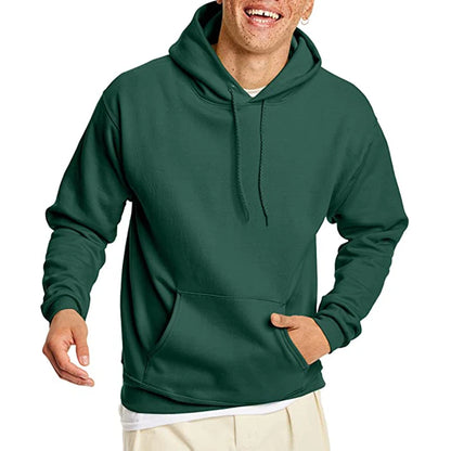 Kessoro Men's Casual Solid Hoodie — view 10