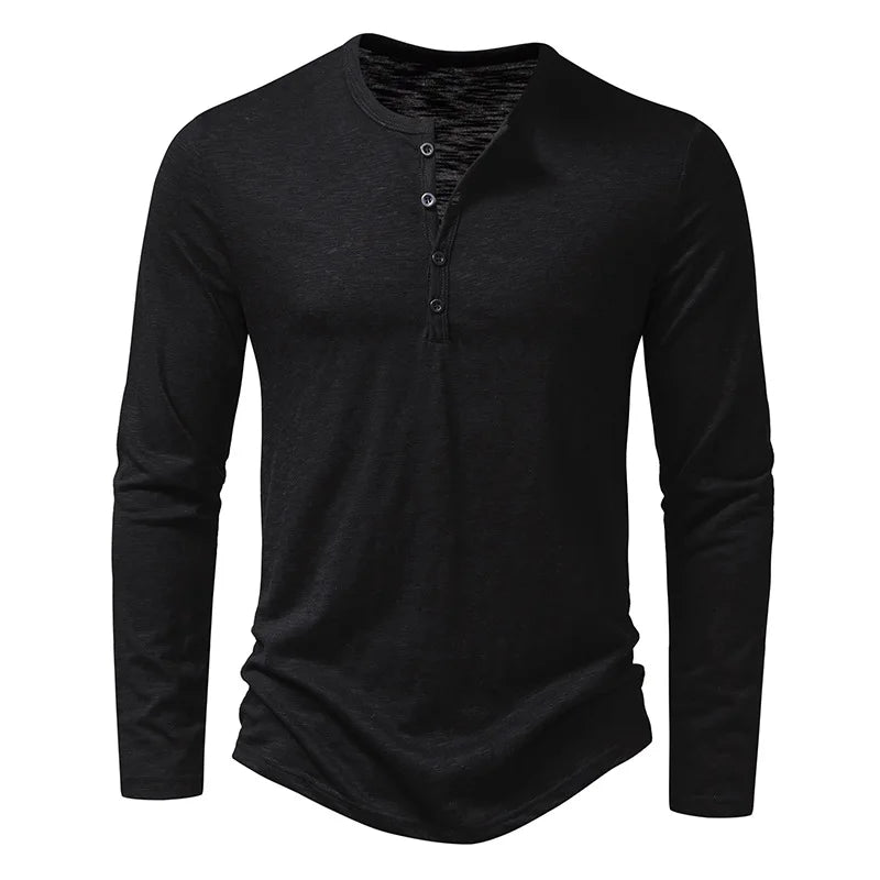 Kessoro Men's Casual Solid Cotton T-Shirt — view 9