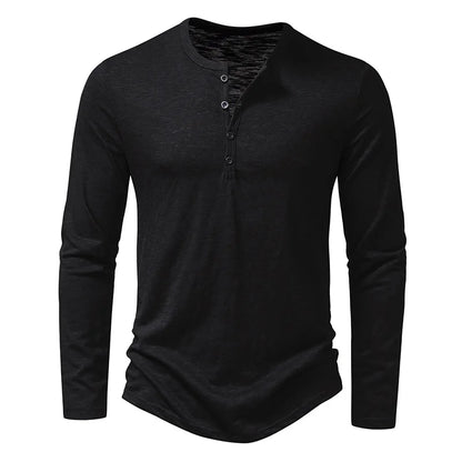 Kessoro Men's Casual Solid Cotton T-Shirt — view 9