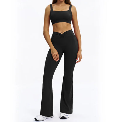Women's long-sleeve 2-piece set, fabric detail