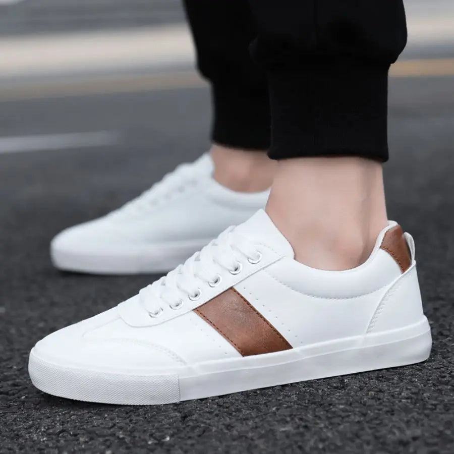 Kessoro Men's Low-Top Lace-Up Casual Sneakers — view 6