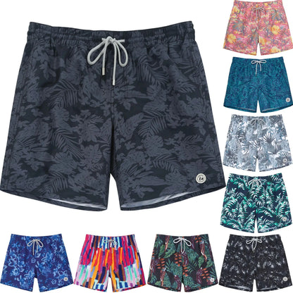 Kessoro Men's Quick-Dry 4-Way Stretch Swim Trunks — view 2