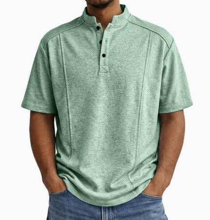 Kessoro men's classic button up casual shirt in blue, gray, black, green, khaki, white, red and purple, for men