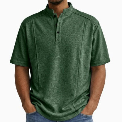 Kessoro men's classic button up casual shirt in blue, gray, black, green, khaki, white, red and purple, for men