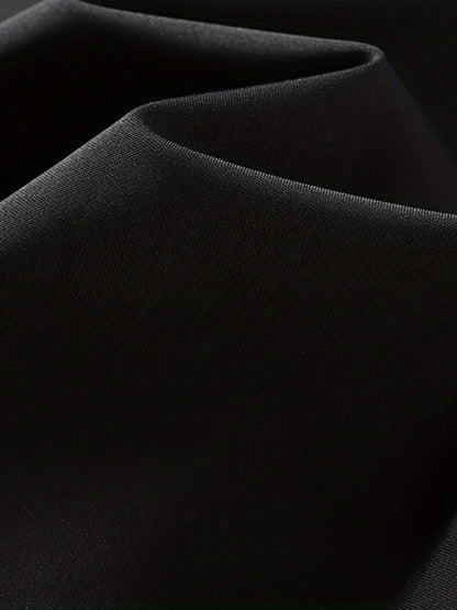 Men's classic zip-front everyday bomber jacket in black and burgundy, close-up view