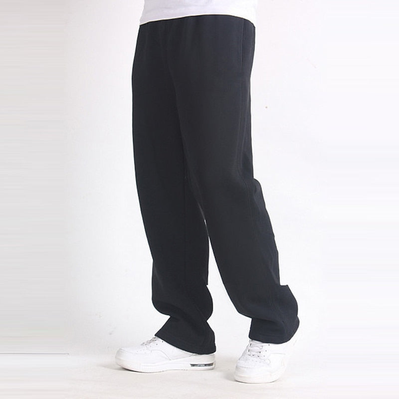 Kessoro men's relaxed straight-leg joggers in black, light grey, navy and dark grey