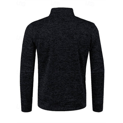 Kessoro Men's Full-Zip Stand-Collar Jacket in navy blue, blue, grey and more colours, image 12 of 12.