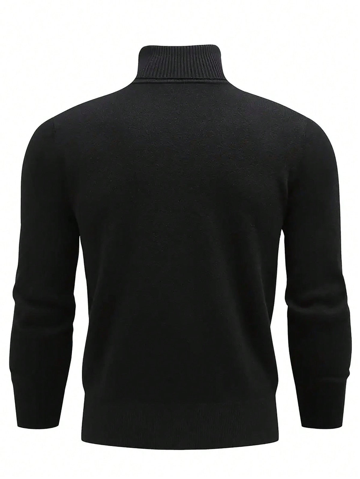 Kessoro women's high-neck turtleneck top in navy, black or burgundy, view 9 of 18