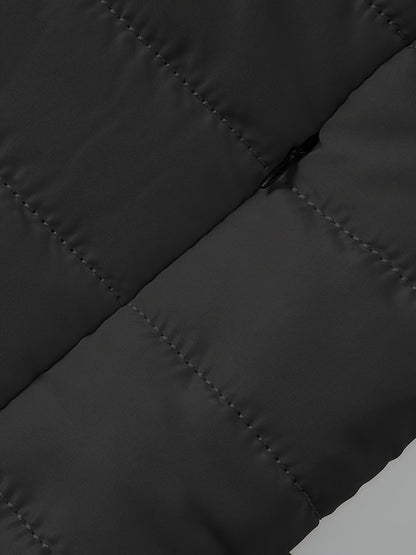 Kessoro men's lightweight windproof quilted jacket in yellow, black and green - product view 16