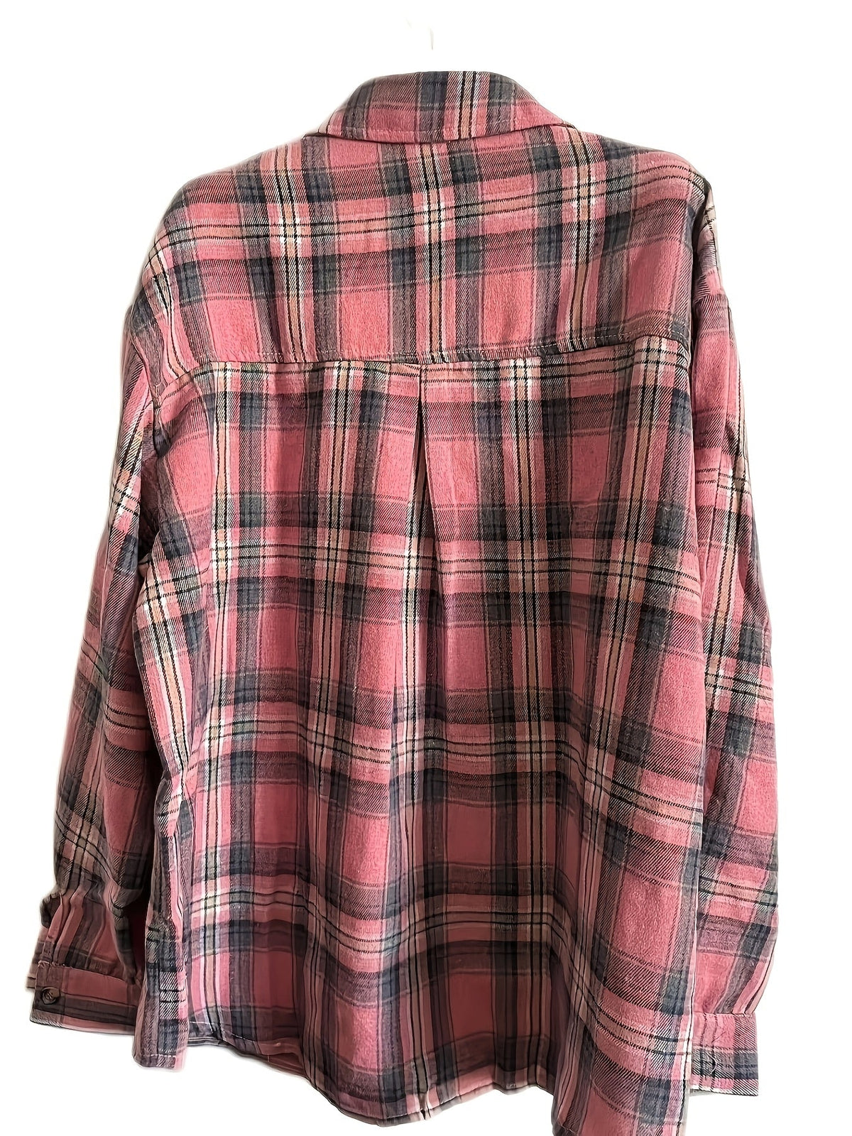 Kessoro women's relaxed plaid button-up shirt in classic check colourways