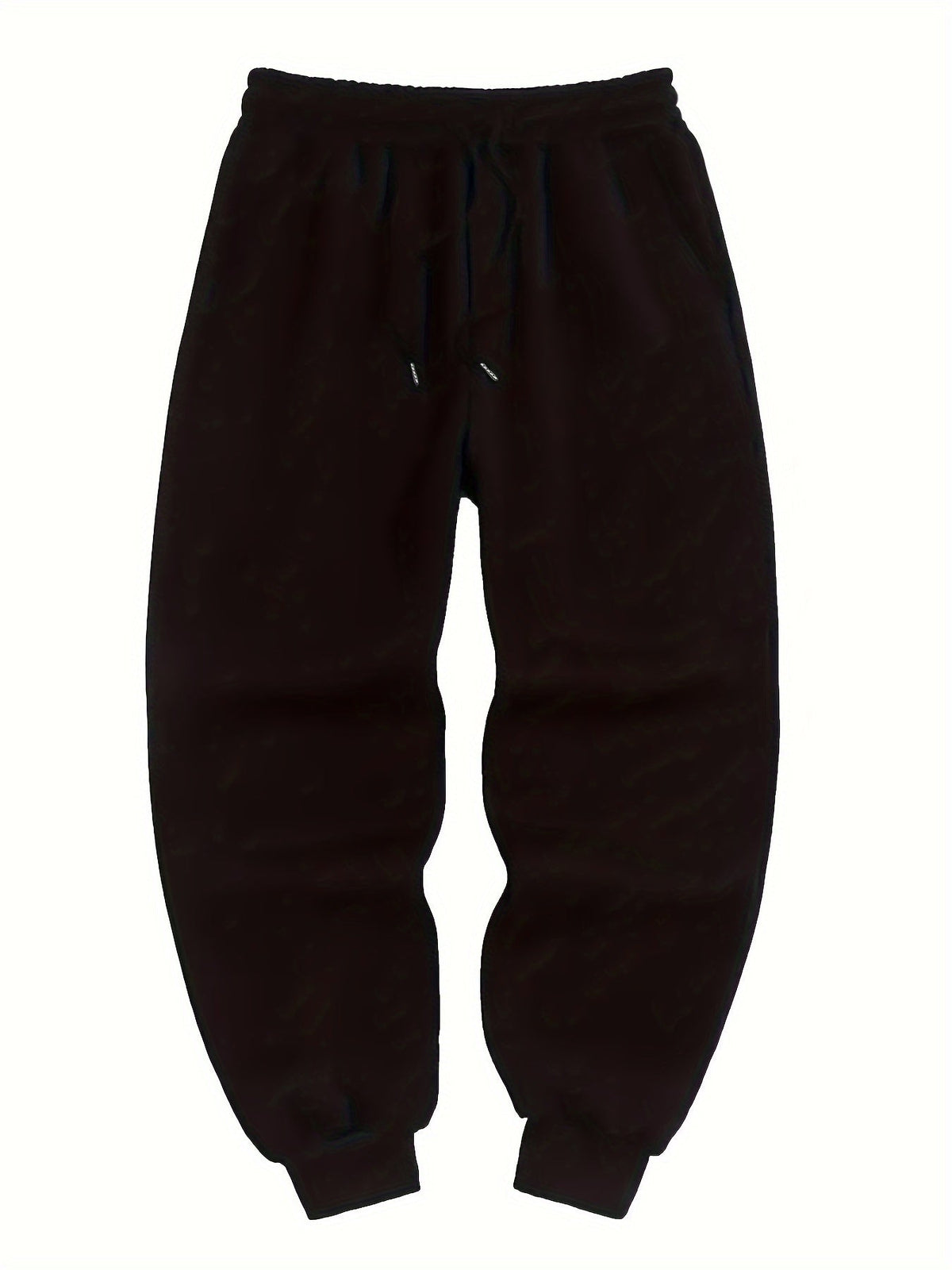 Kessoro unisex relaxed tapered drawstring joggers in black or grey with side pockets