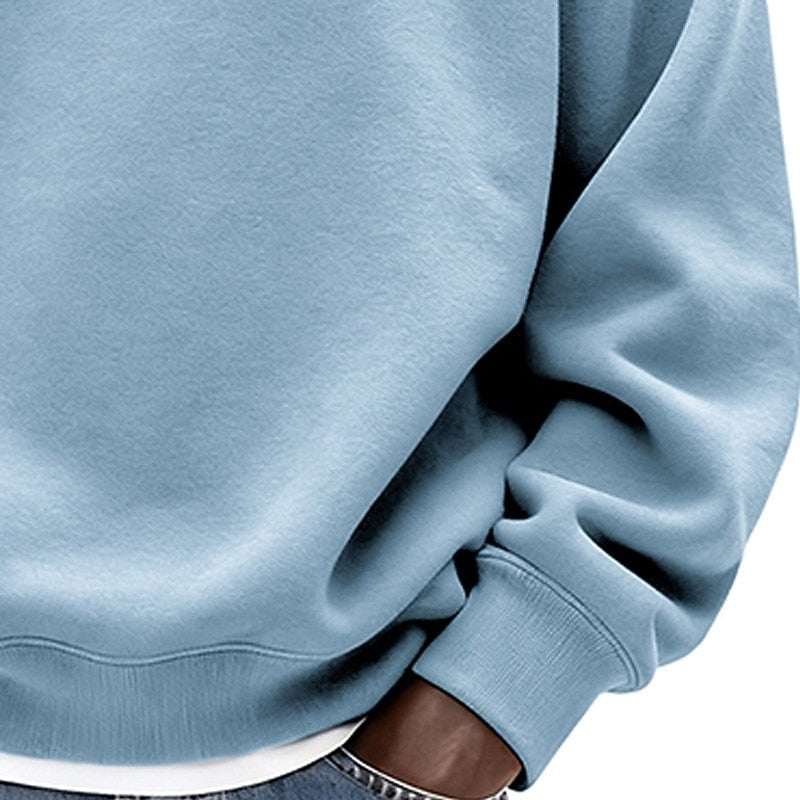Kessoro unisex classic crew neck sweatshirt in light grey, white and black