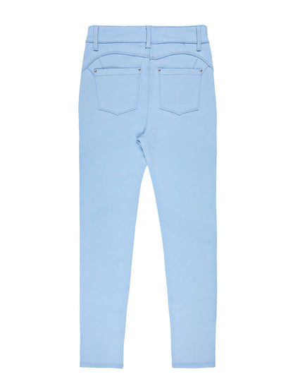 Kessoro women's high-waisted stretch skinny jeans shown in a range of denim and solid colourways