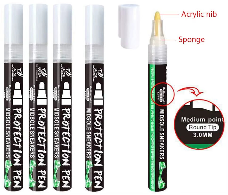 Anti Oxidation Pen for Sneakers Prevent Running Shoes Turn Old Yellow Shoe Cleaner Whiten Stain Removal Whitening Repair Pen