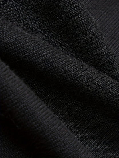 Kessoro men's refined quarter-zip collared polo sweater in smart muted colourways