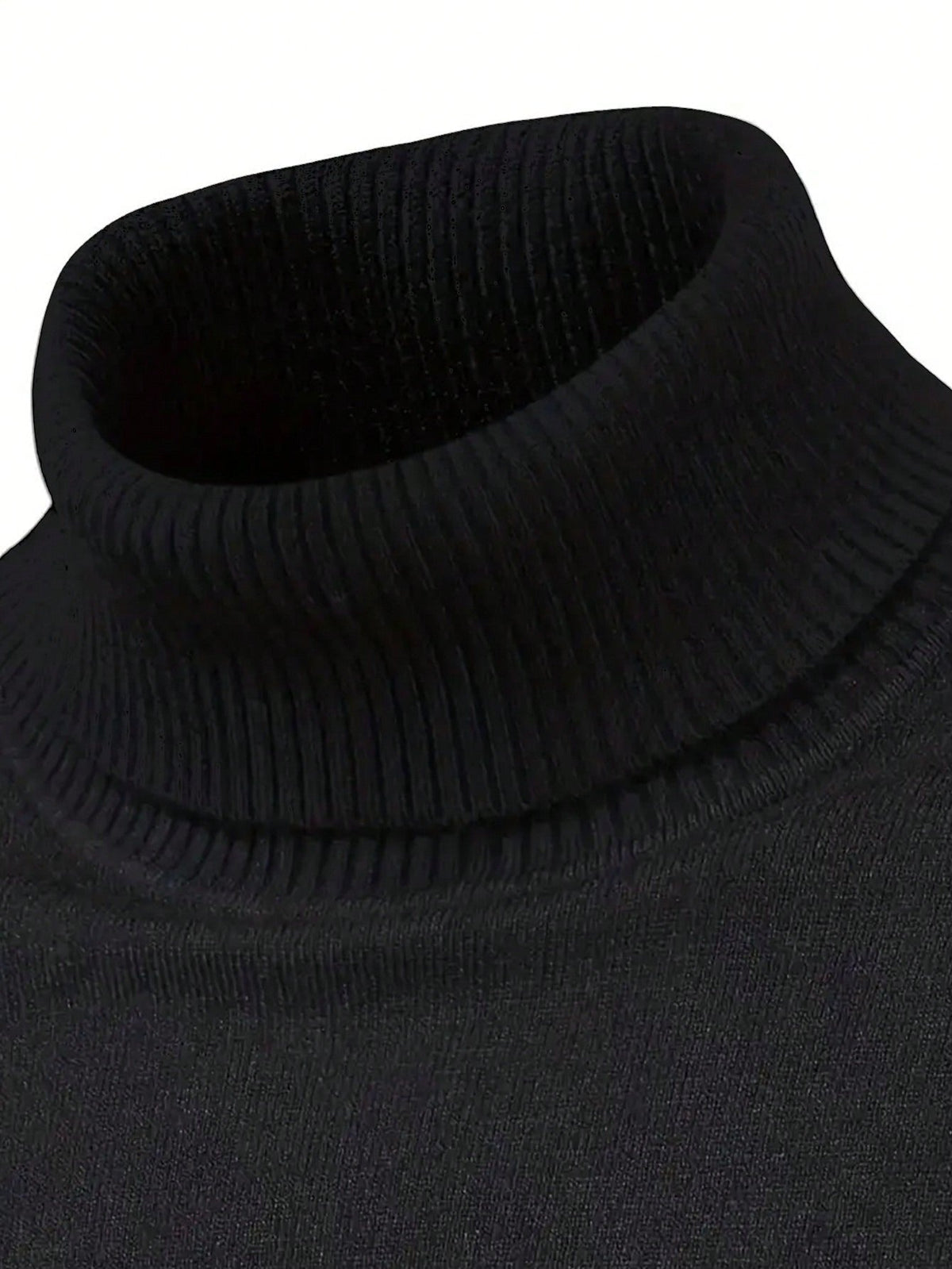 Kessoro women's high-neck turtleneck top in navy, black or burgundy, view 10 of 18