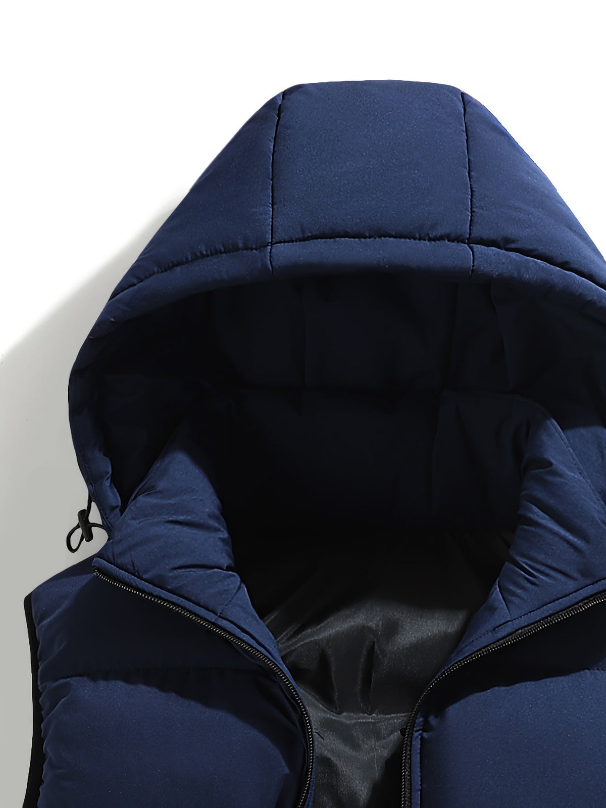 Kessoro Men's Insulated Hooded Puffer Vest in dark blue - men's apparel, view 4 of 6
