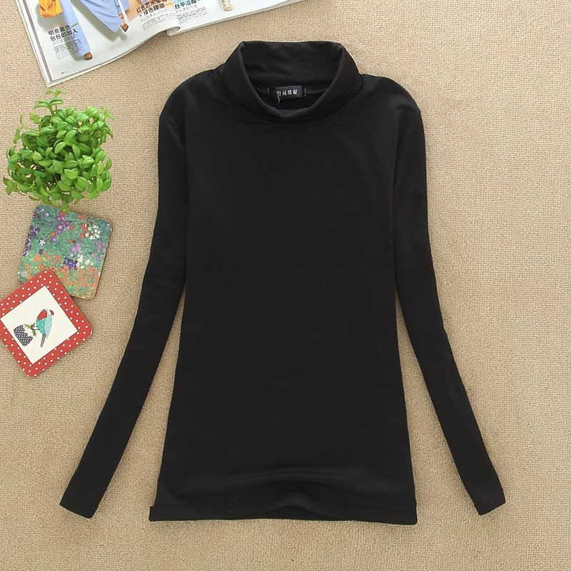 Kessoro women's fleece-lined turtleneck top in one of five colourways, view 8 of 9