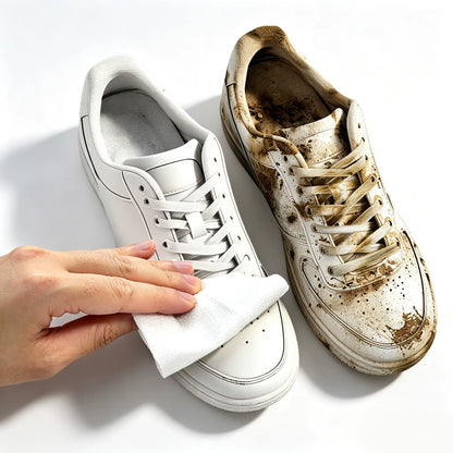 Brand Customization Eco-Friendly Biodegradable Shoe Cleaning Wipes Instant Stain Remover Sneaker Wipes