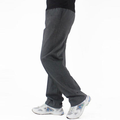 Kessoro men's relaxed straight-leg joggers in black, light grey, navy and dark grey