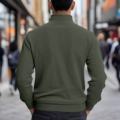 Kessoro Men's Ribbed Lapel-Collar Utility Jacket in apricot, black, army green and more colours, image 10 of 16.
