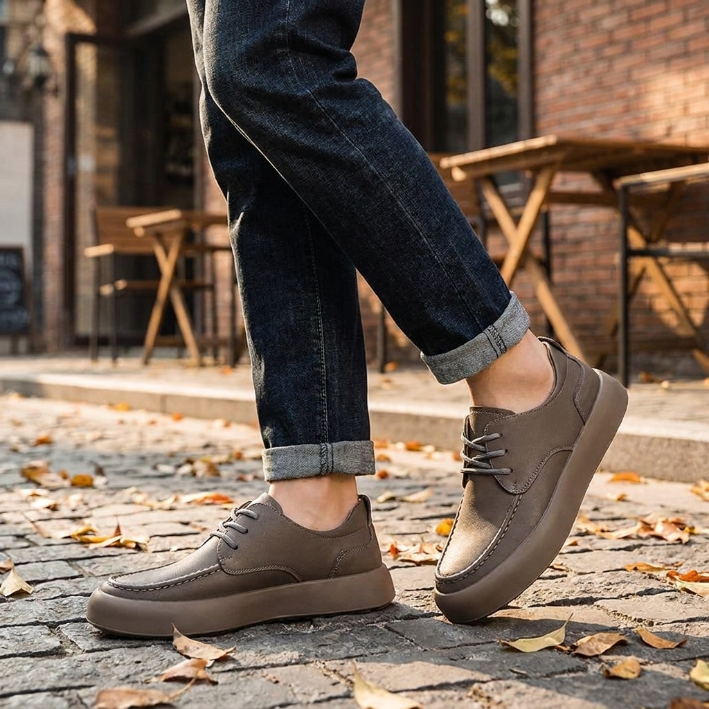 Kessoro Men's Business Casual Leather Shoes