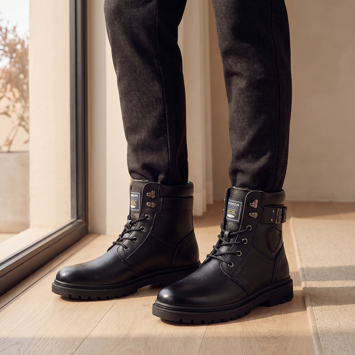 Kessoro Summit insulated high-top winter boots, at home in natural light
