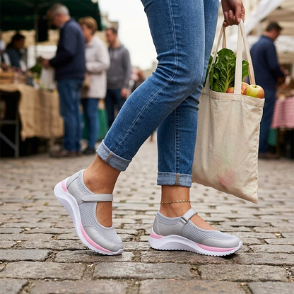 Kessoro Women's Adjustable-Strap Sneakers
