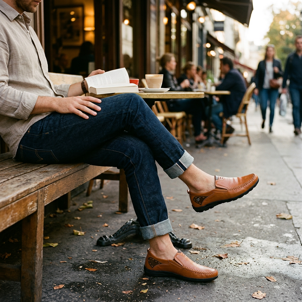 Kessoro Men's Slip-On Everyday Loafers
