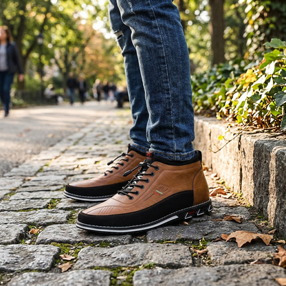 Kessoro Men's Everyday Comfort Lace-Up Casual Shoes
